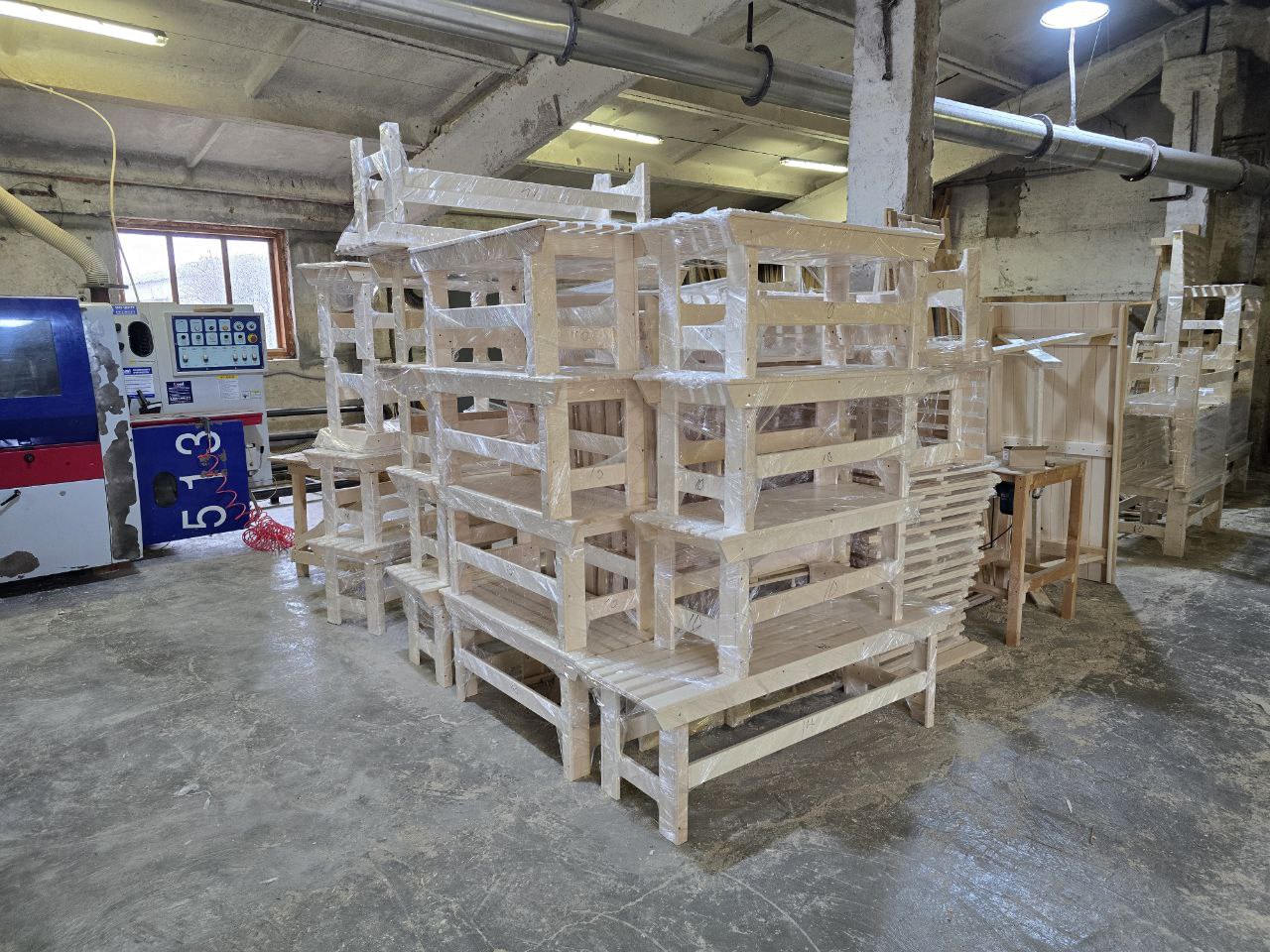 Мебель для бани из липы